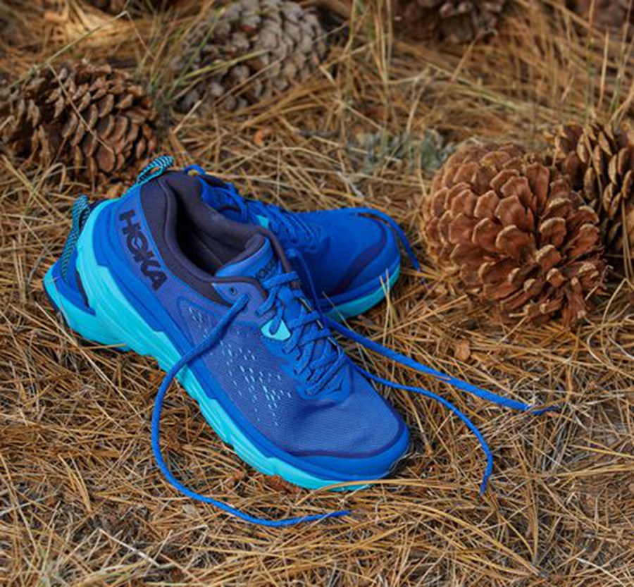 Tenis Trail Hoka One One Masculino Azuis - Challenger Atr 6 - 608-BSOTVN